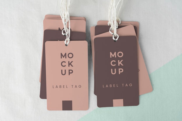 Free Assortment Of Mock-Up Paper Tags Psd
