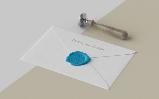 Free Assortment Of Mock-Up Seal For Envelope Psd