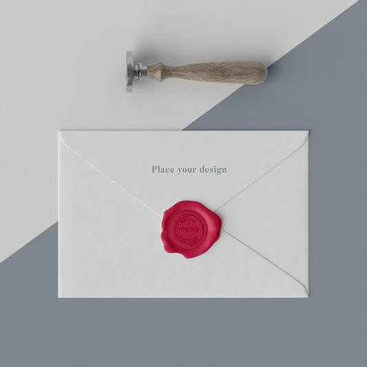 Free Assortment Of Mock-Up Seal For Envelope Psd
