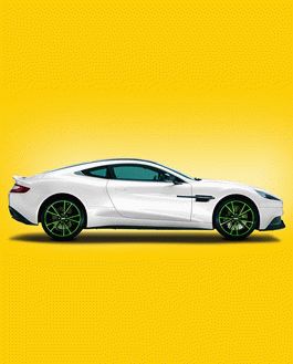 Free Aston Martin Car Branding Mockup Psd