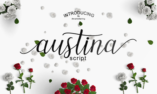 Free Austina Handlettering Font