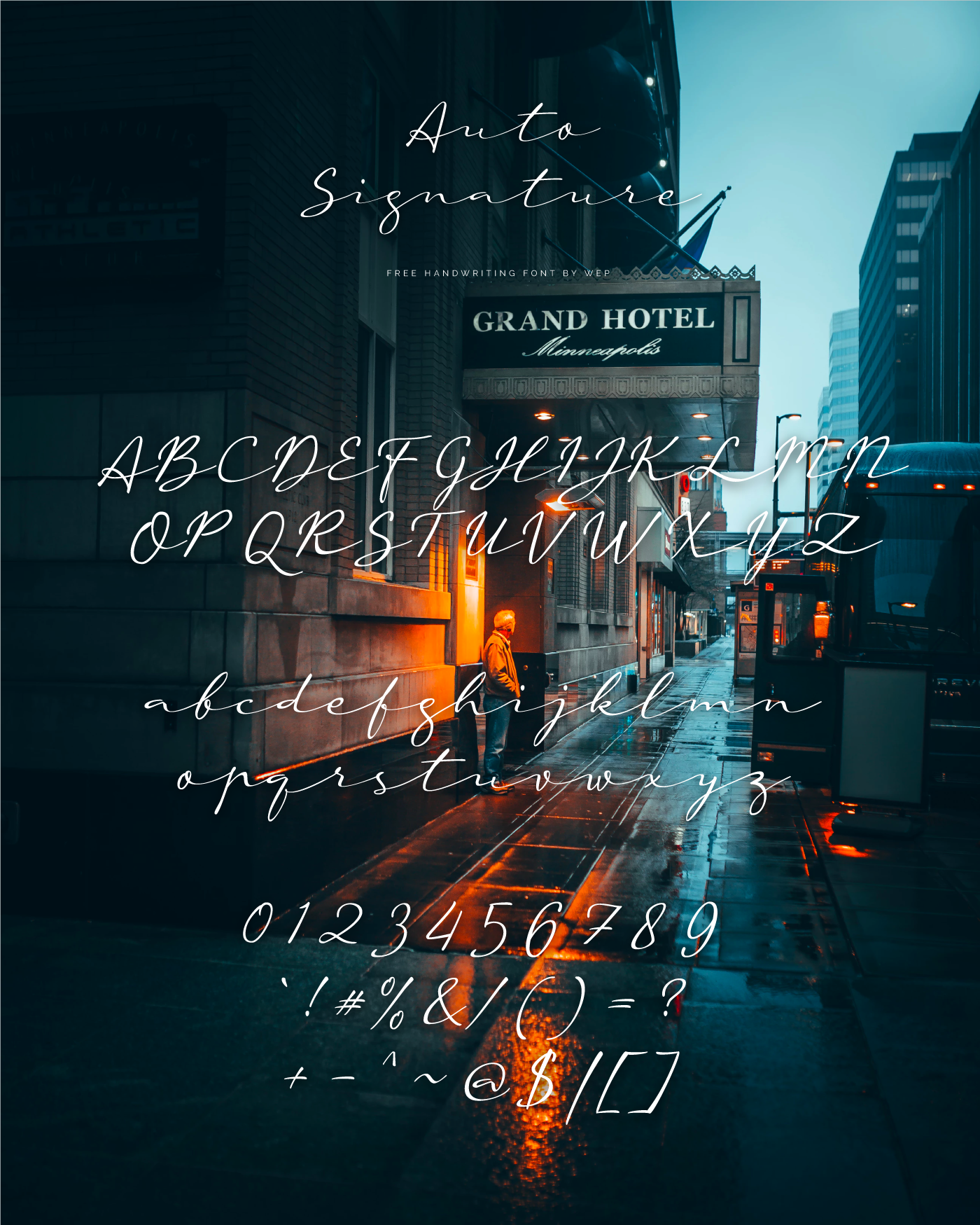 Free A Auto Signature Font – CreativeBooster