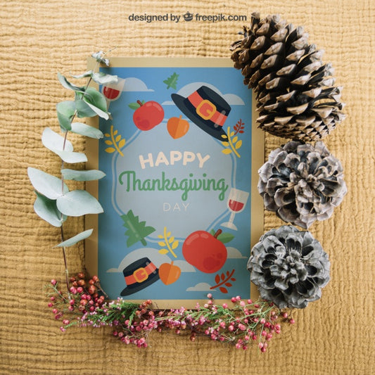 Free Autumn And Thanksgiving Mockup Psd