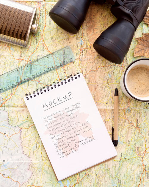 Free Autumn Traveling Tools Psd