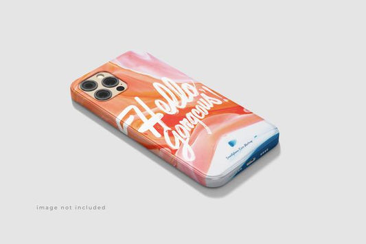 Free Awesome Beautiful Phone Case Mockup Psd