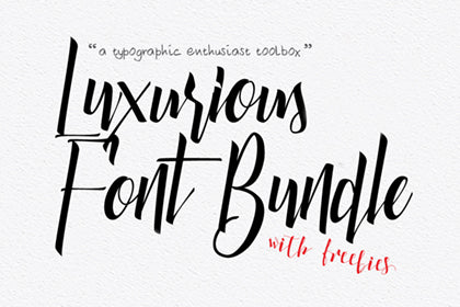 Free Luxurious Font Bundle Lite Version