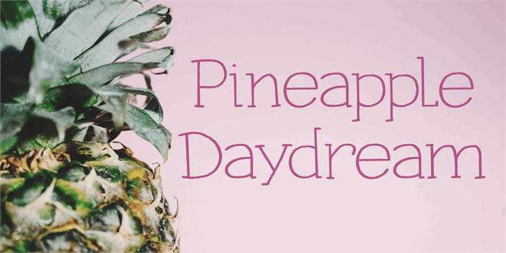 Free Pineapple Daydream Font