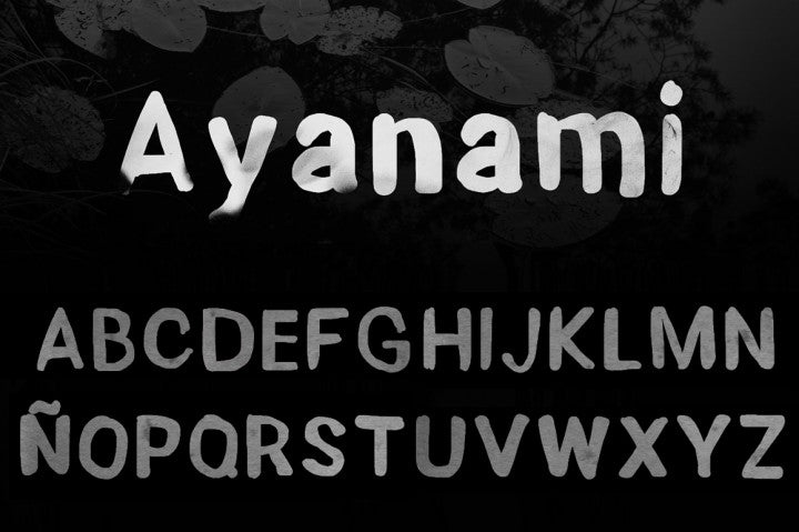 Free Font Ayanami Typeface