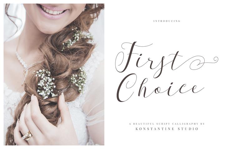 Free First Choice Font