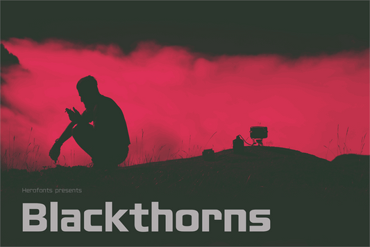 Free Blackthorns Font