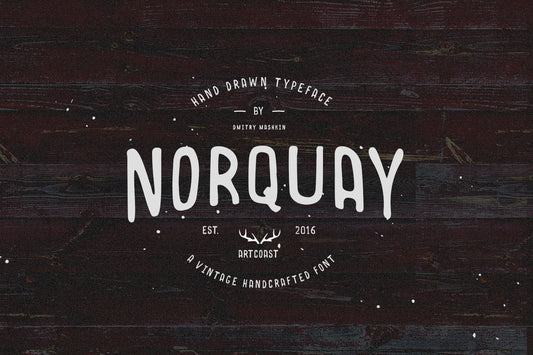 Free Norquay - Hand Drawn Font