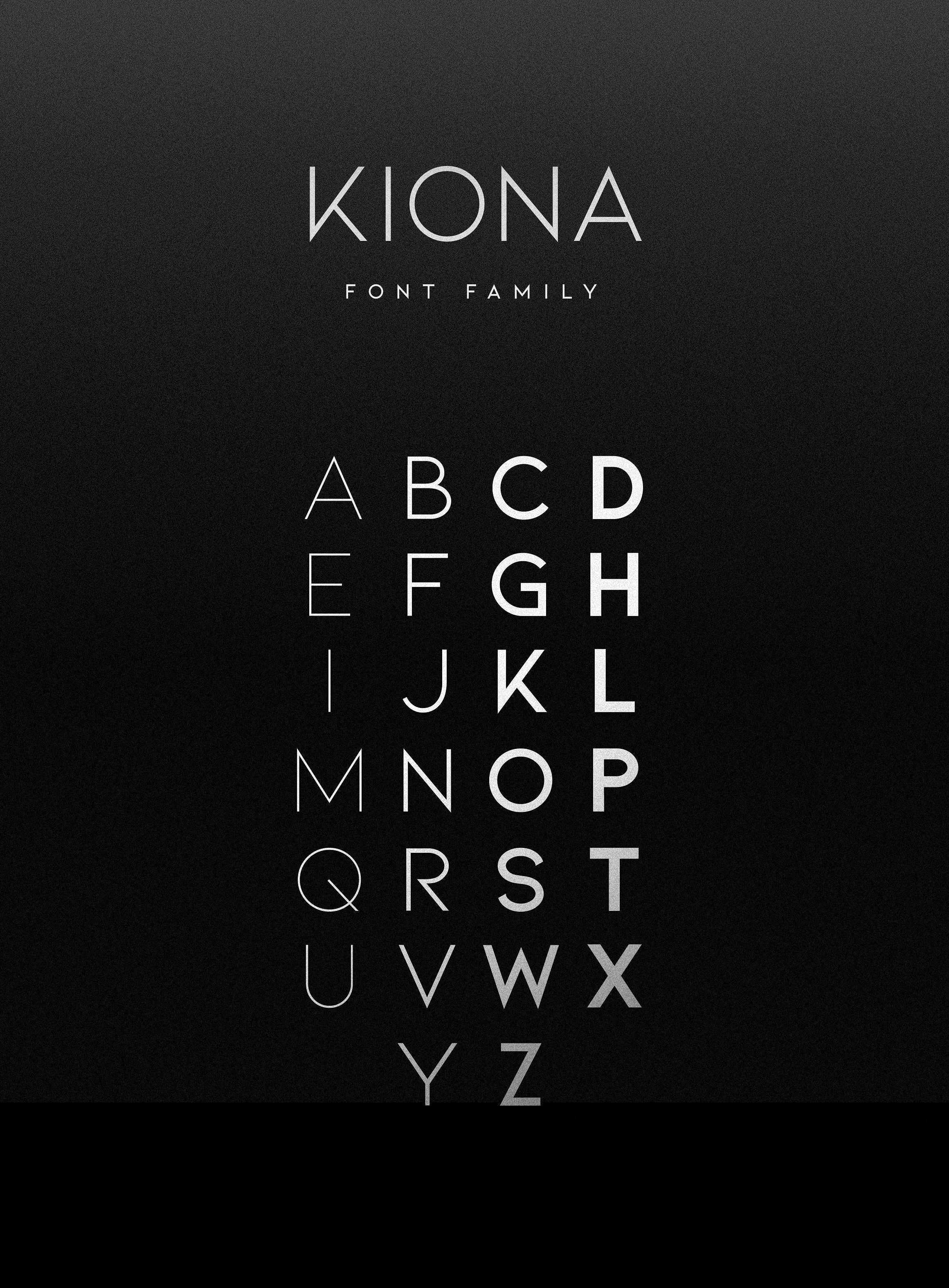Free Kiona Font Family (2 Weights) – CreativeBooster