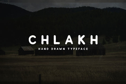 Free Chlakh - Hand Drawn Typeface