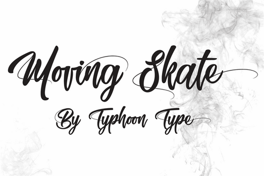 Free Moving Skate Font