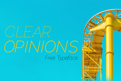 Free Clear Opinions Typeface