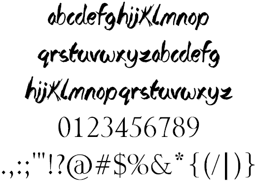 Free The Lost Paintings Font