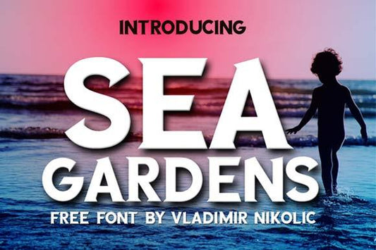 Free SEA GARDENS Font