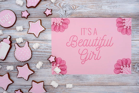 Free Baby Shower Decorations With Gender Reveal Psd