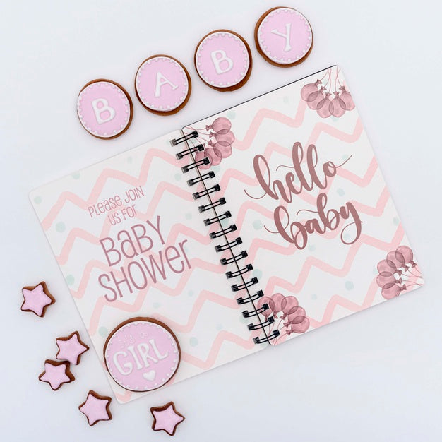 Free Baby Shower Invitation For Girl Psd