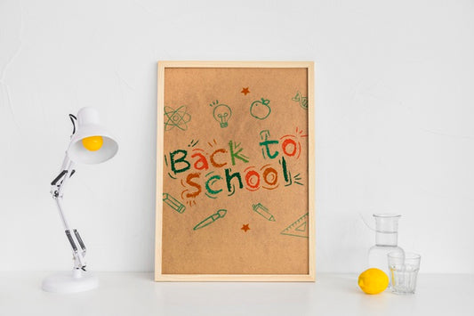 Free Back To School Advertising Mockup Design Psd
