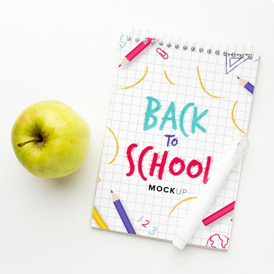 Free Back To School Elements Assortment Mock-Up Psd
