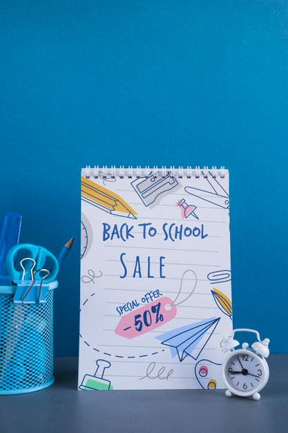 Free Back To School Sale With Supplies Psd