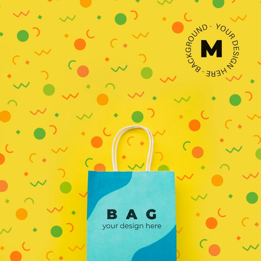 Free Bag With Sale Campaign Concept Psd