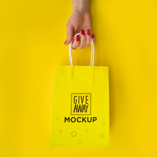 Free Bag With Sale Campaign Style Psd