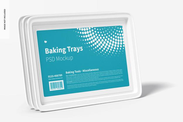 Free Baking Tray Mockup Psd