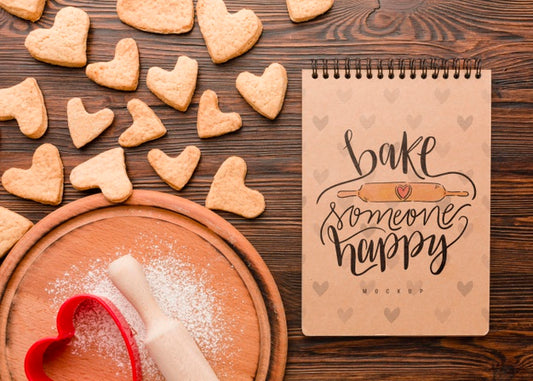 Free Baking With Love Concept Psd