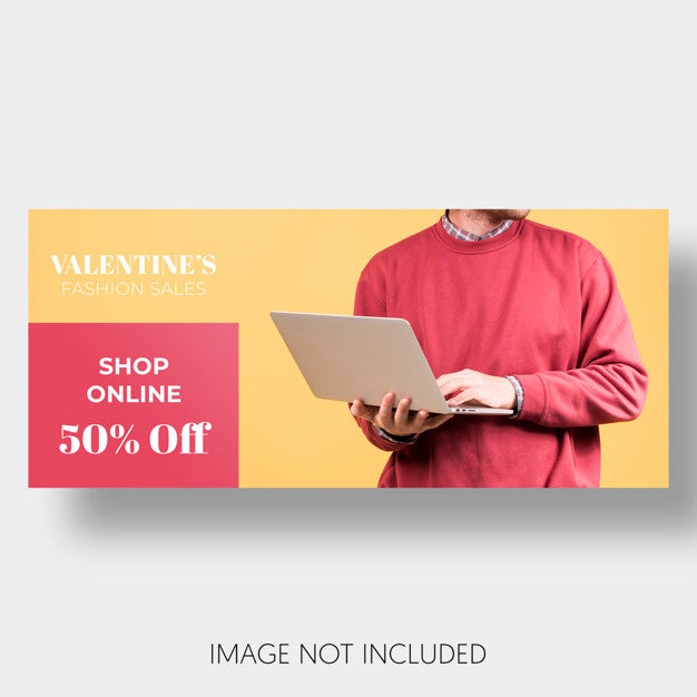 Free Banner Template Sales Valentine'S Day Psd