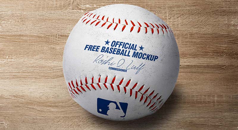 Free Baseball Logo Mockup Psd