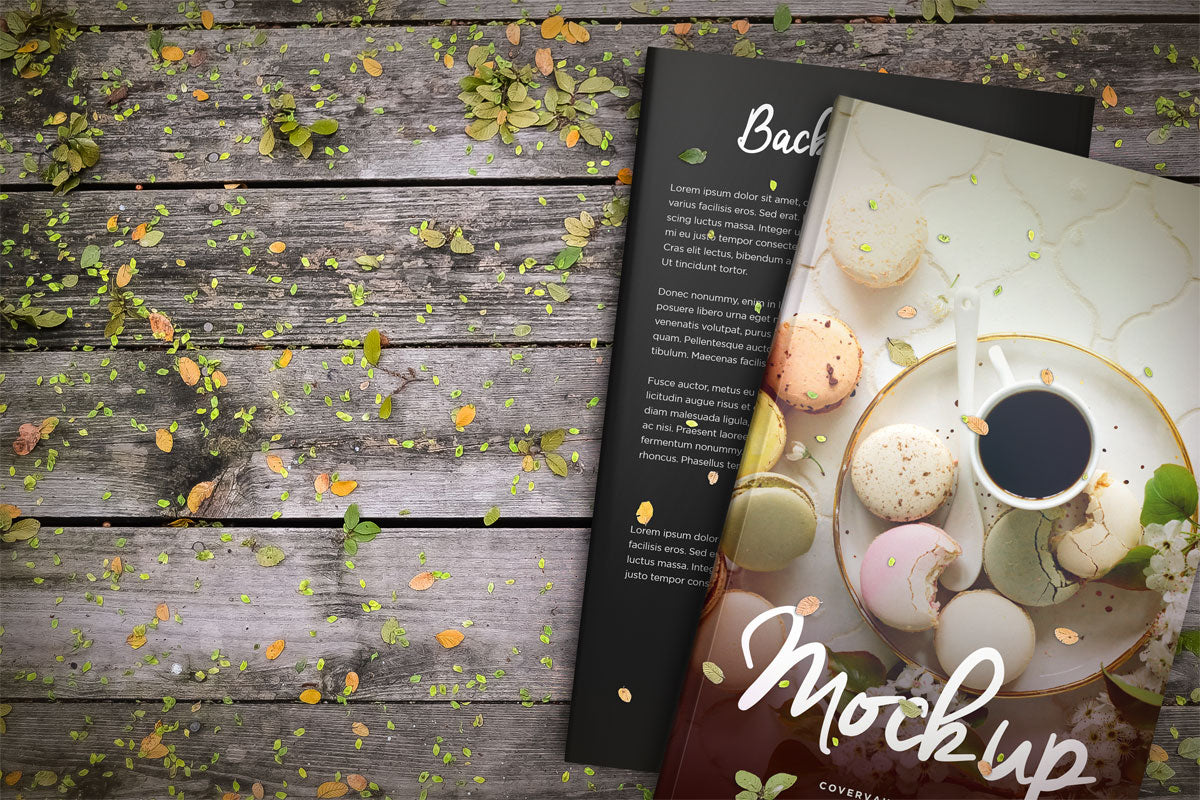 Free Basil & Spice 5 X 8 Hardcover Book Mockup – CreativeBooster