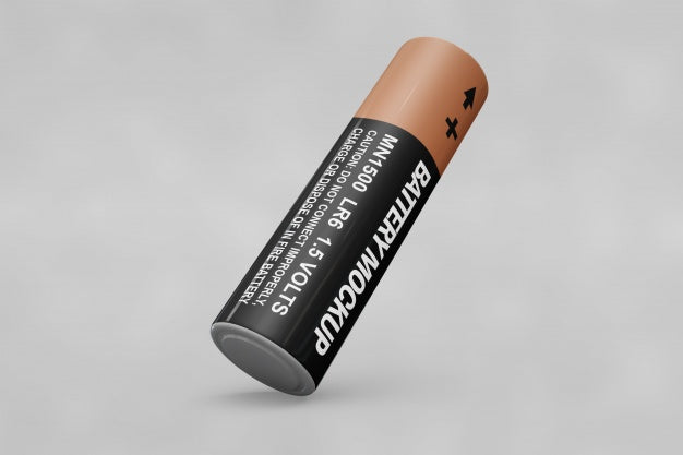 Free Battery Mockup Psd