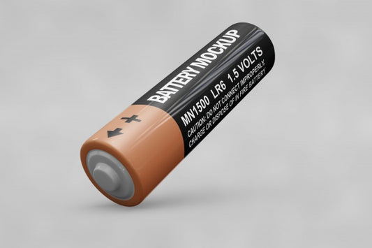 Free Battery Mockup Psd