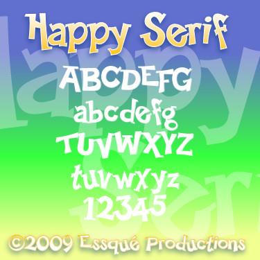 Free Happy Serif Font