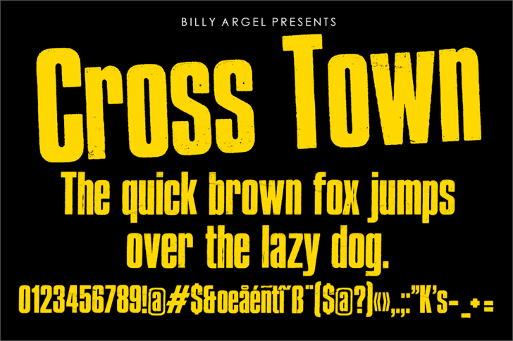 Free Cross Town Font