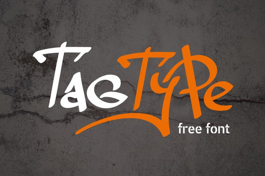 Free Font Tag Type - Personal Use Only