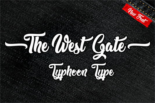 Free The West Gate Font