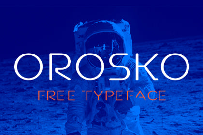 Free Orosko Display Typeface