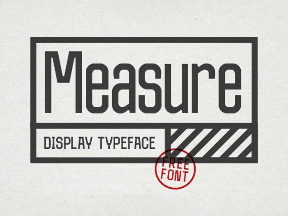 Free Measure font