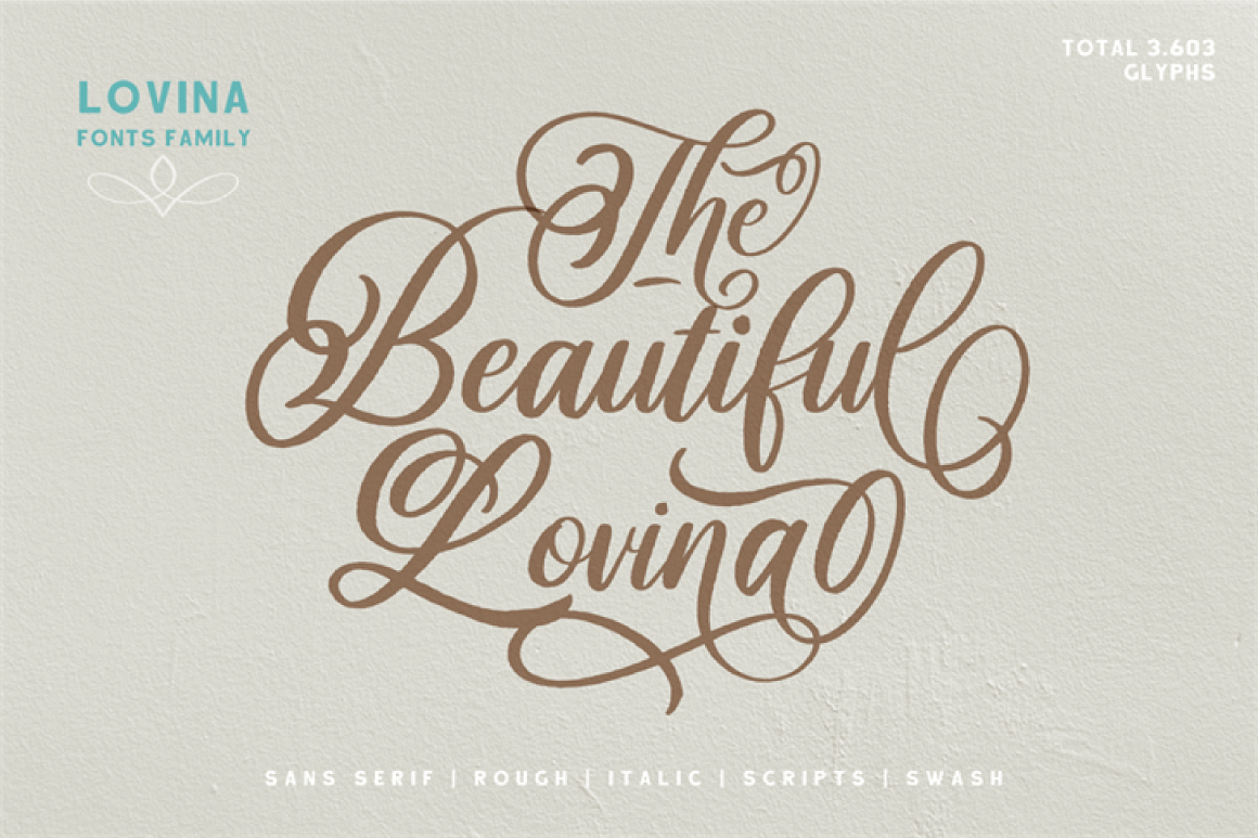 Free Beautiful Lovina Font