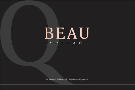 Free Beau Serif Typeface