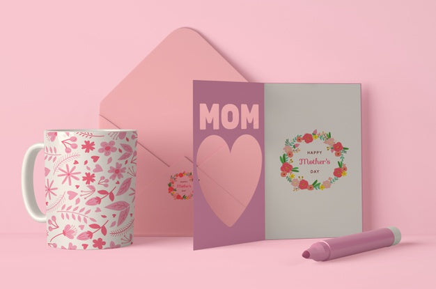 Free Beautiful Assortment For Mother'S Day With Scene Creator Psd