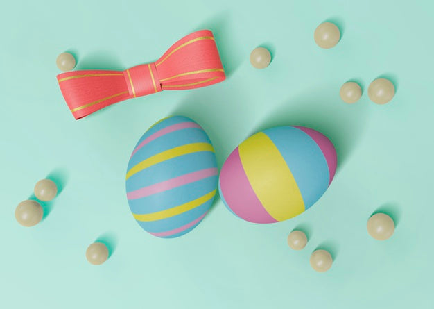 Free Beautiful Easter Concept Mock-Up Psd