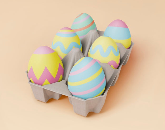 Free Beautiful Easter Concept Mock-Up Psd