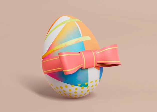 Free Beautiful Easter Concept Mock-Up Psd