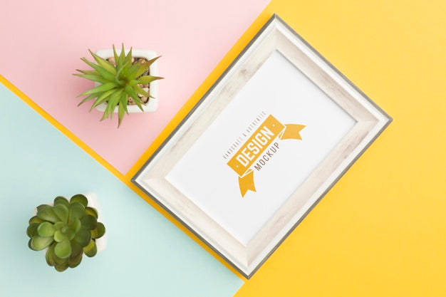 Free Beautiful Frame Concept Mock-Up Psd