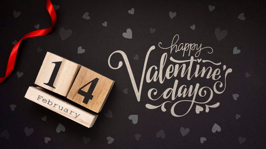 Free Beautiful Happy Valentine'S Day Concept Psd