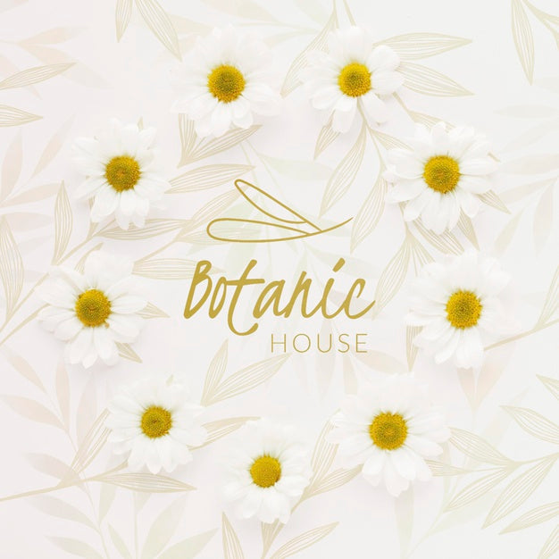 Free Beautiful Spring Floral Concept Mock-Up Psd